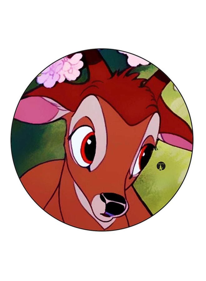 Disney Character Printed Mousepad Brown/Red/Green
