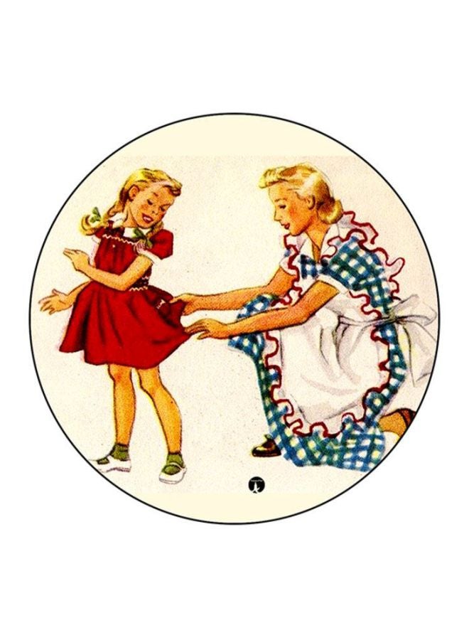 BP Vintage Art Printed Mouse Pad Multicolour