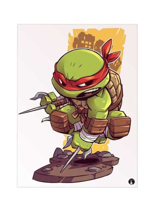 BP Teenage Mutant Ninja Turtles Printed Mousepad Green/Red/Brown