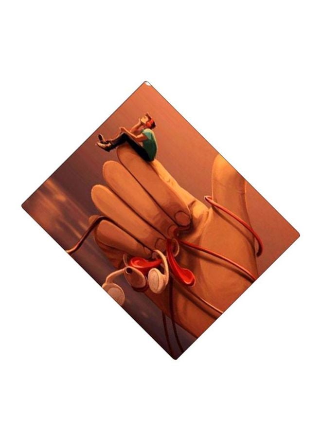 BP Printed Square Gaming Mousepad Brown/Green/Red - Image 2