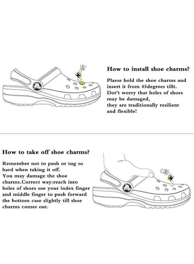 Captain America Shoe Bracelet Croc Charms 2cm - Image 3