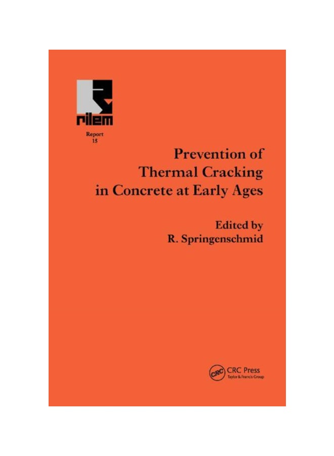 Prevention Of Thermal Cracking In Concrete At Early Ages paperback english - 27 Nov 2019 