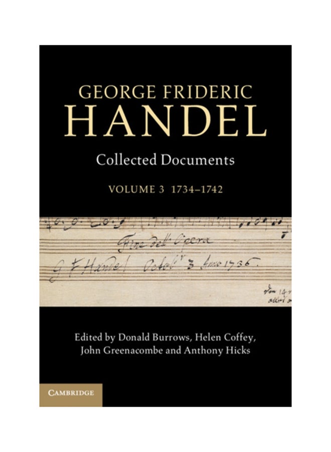 George Frideric Handel: Collected Documents hardcover english - 06 Mar 2019 