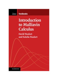 Introduction To Malliavin Calculus paperback english - 30 Sep 2018 