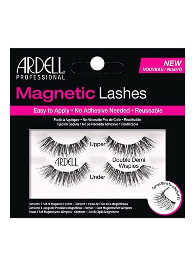 أرديل رموش مستعارة مغناطيسية بصفين مزدوجين، 4 قطع ويسبيس - Image 1