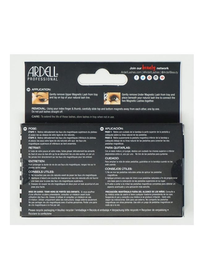 أرديل رموش مستعارة مغناطيسية بصفين مزدوجين، 4 قطع ويسبيس - Image 3