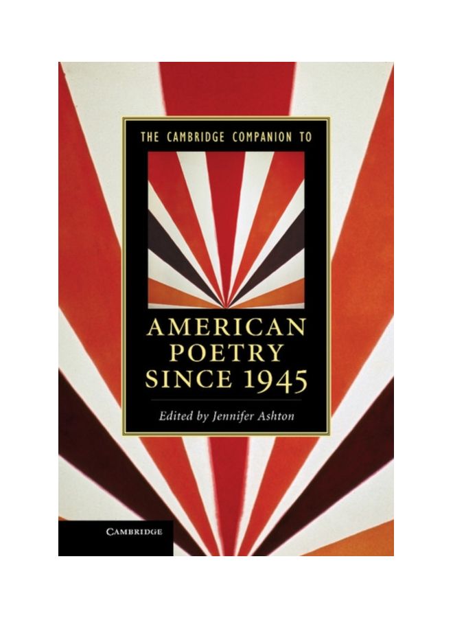 The Cambridge Companion To American Poetry Since 1945 hardcover english - 06 Dec 2013 