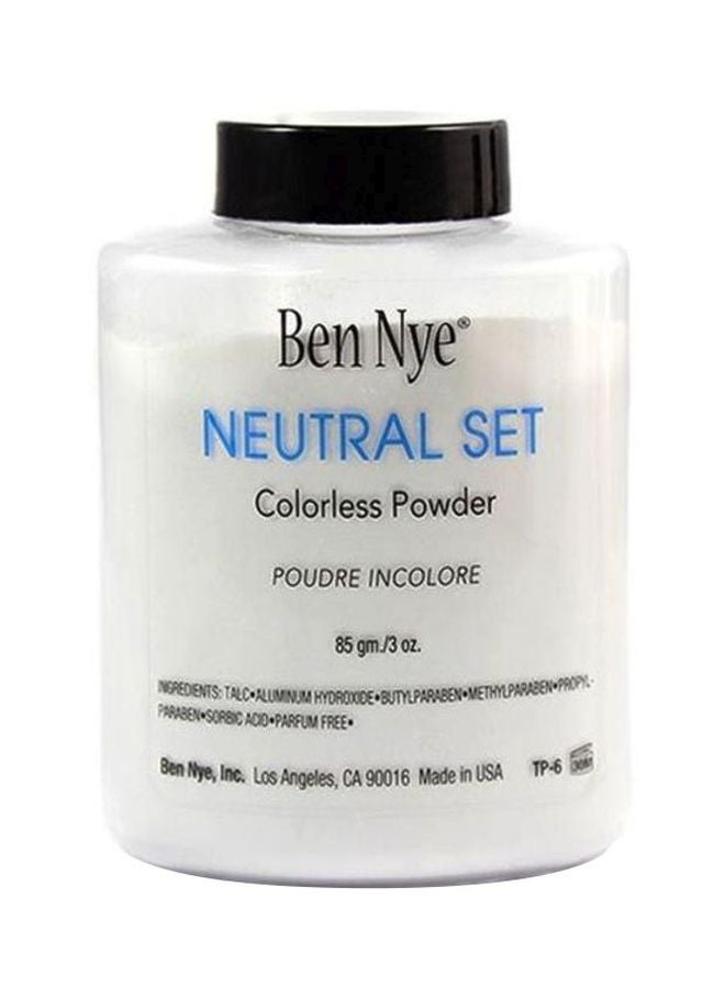 بن ني بودرة نيوترال سيت للوجه بدون لون أبيض - Image 1