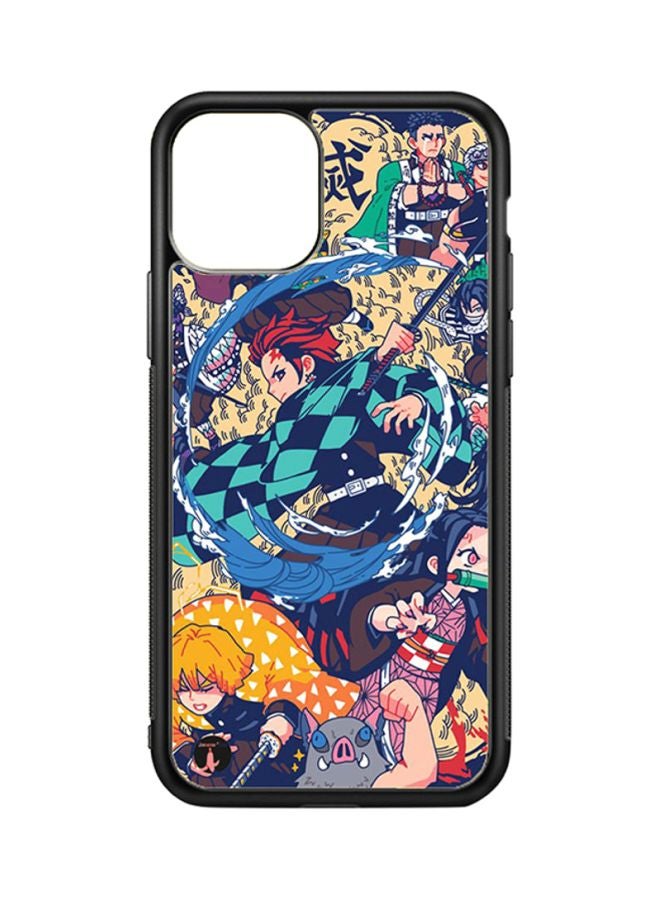 BP Protective Case Cover For Apple iPhone 11 Pro Max The Anime Demon Slayer (Black Bumper)