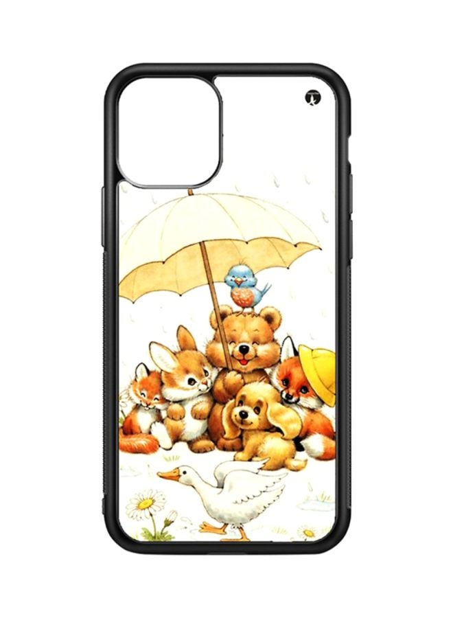 BP Protective Case Cover For Apple iPhone 11 Pro Max Vintage Art (Black Bumper)