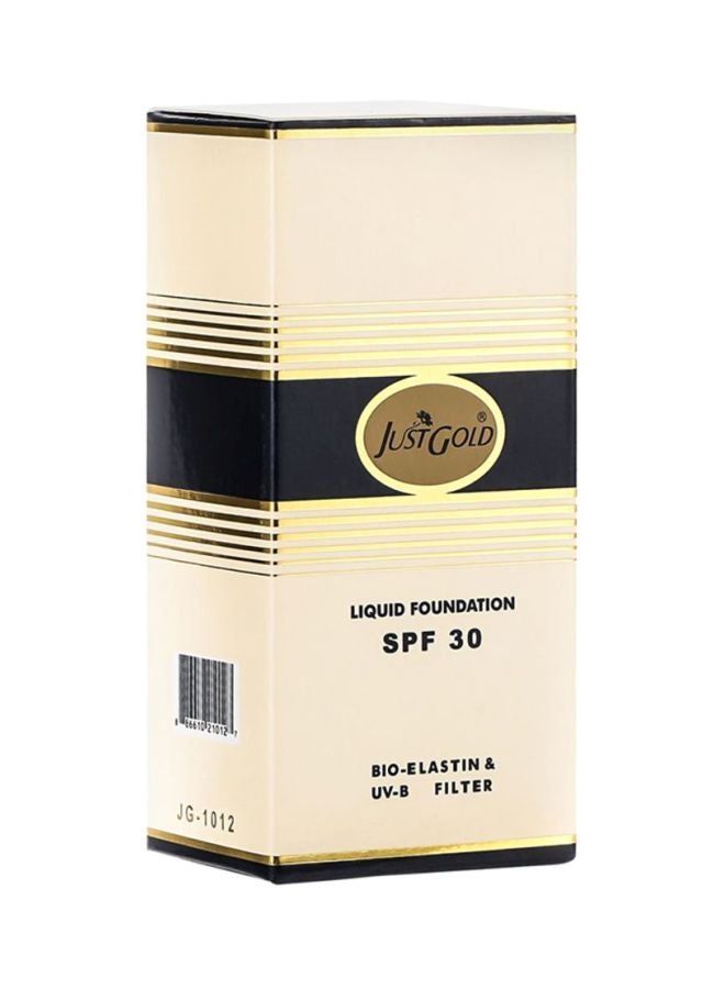 JUST GOLD Bio-Elastin And Uv-B-Filter Liquid Foundation 01 Beige  - Image 3