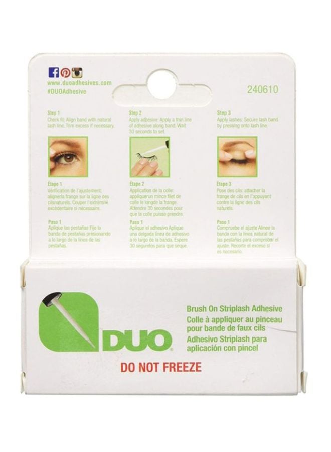 لاصق رموش صناعية مزود بفرشاة بتركيبة من الفيتامينات أبيض - Image 5