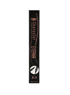 Character 2-In-1 Eyebrow Eyeliner Black/Brown  - Image 3