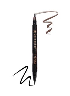 Character 2-In-1 Eyebrow Eyeliner Black/Brown  - Image 4