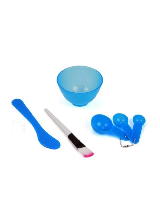 6-In-1 DIY Facial Mask Mixing Bowl Set Blue/Black/Pink - Image 2