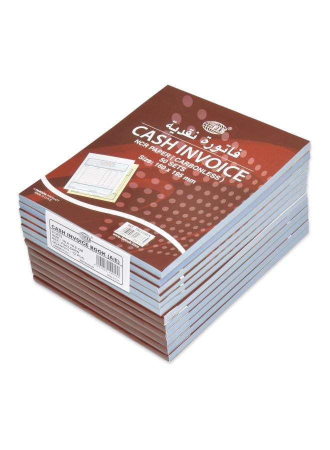 إف اي أس  فاتورة نقدية، من 12 قطعة أبيض/أزرق - Image 3