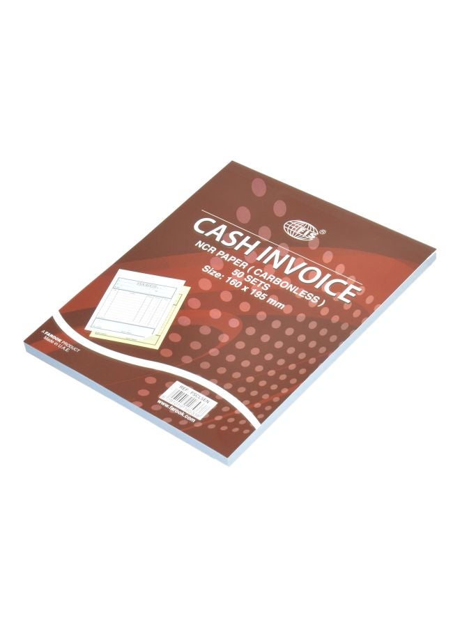 إف اي أس  فاتورة نقدية، من 12 قطعة أبيض/أزرق - Image 1