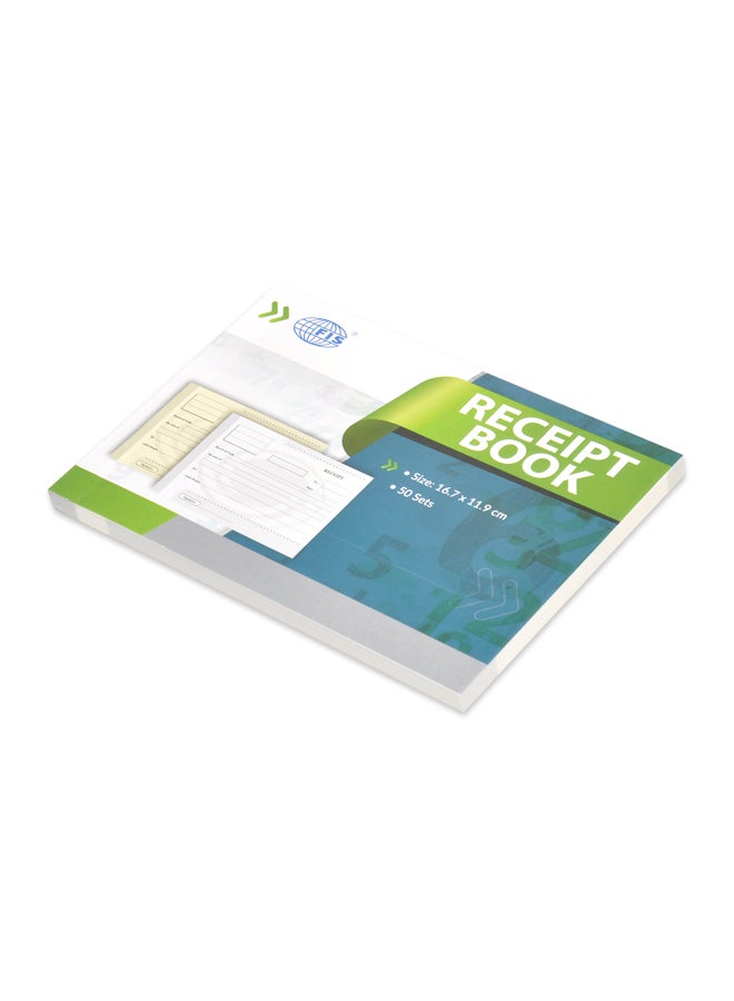 إف اي أس  مجموعة كتب استلام مكونة من 12 قطعة أزرق/ رمادي/ أبيض - Image 2