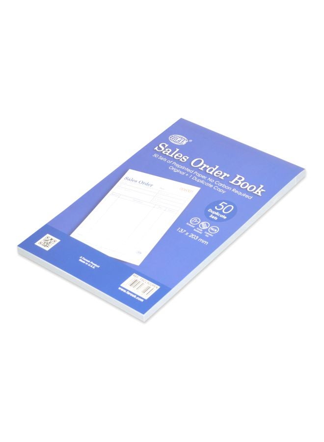 إف اي أس  مجموعة دفاتر طلب المبيعات من 10 قطع أبيض - Image 3