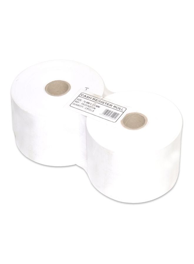 إف اي أس  لفافات ورق لآلة تسجيل النقود، من قطعتين - Image 1