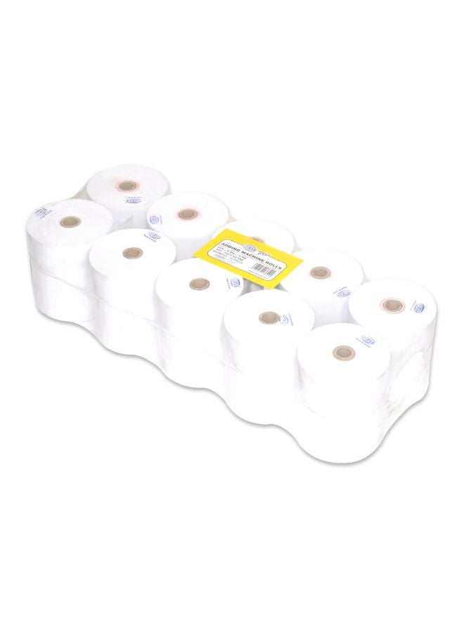 FIS 10-Piece Paper Rolls For POS/Cash Register Machine - Image 1
