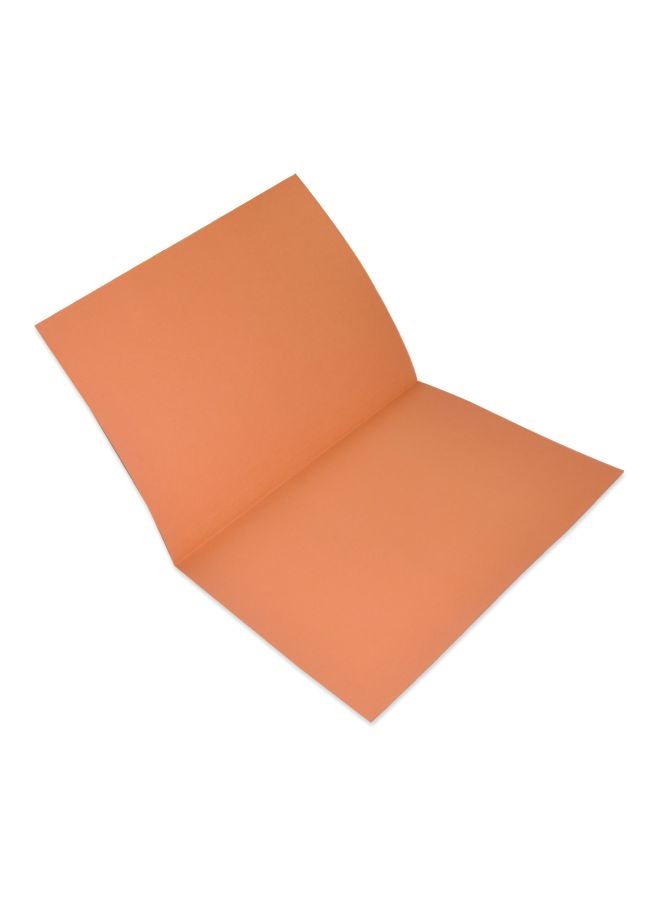 إف اي أس  حافظة بقصة مربعة مقاس F/S من 100 قطعة برتقالي - Image 2