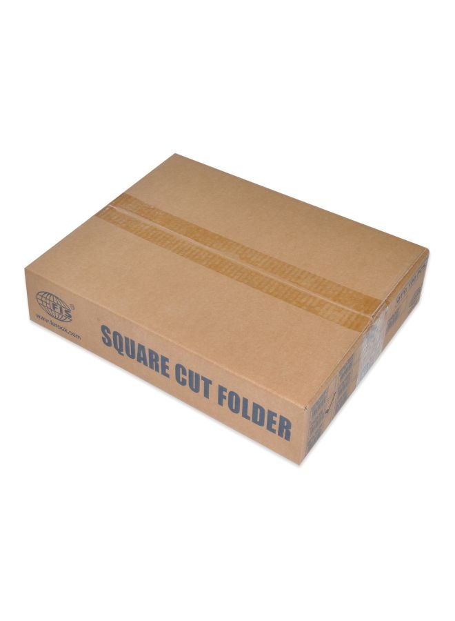 إف اي أس  حافظة بقصة مربعة مقاس F/S من 100 قطعة أحمر - Image 3