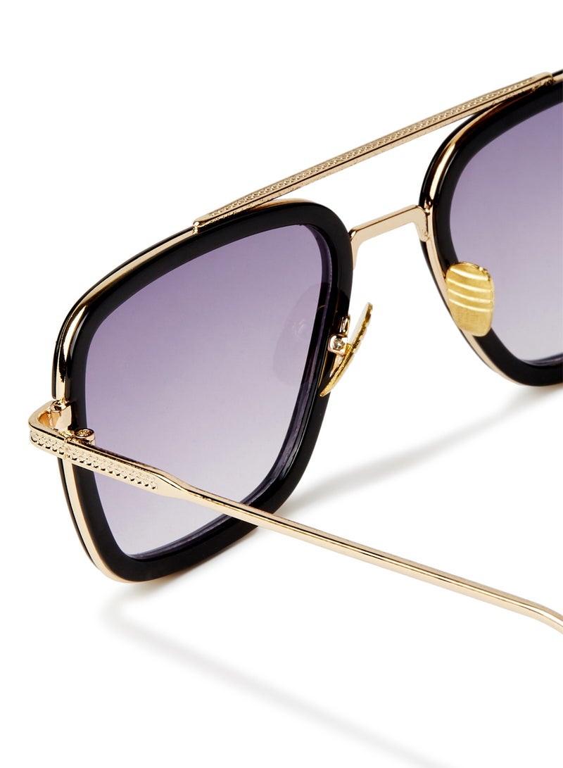 توني ستارك نظارة شمسية كلاسيكية بعدسات واقية من الأشعة فوق البنفسجية - مقاس العدسة: 56 مم - Image 2