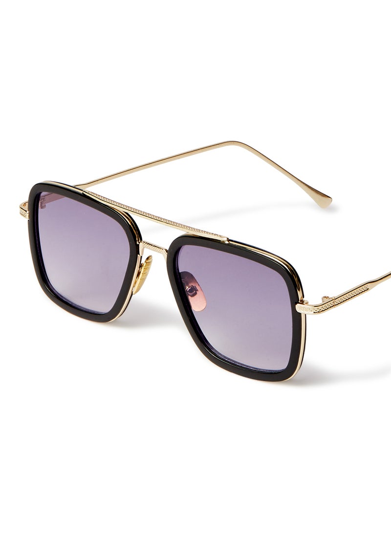 توني ستارك نظارة شمسية كلاسيكية بعدسات واقية من الأشعة فوق البنفسجية - مقاس العدسة: 56 مم - Image 3