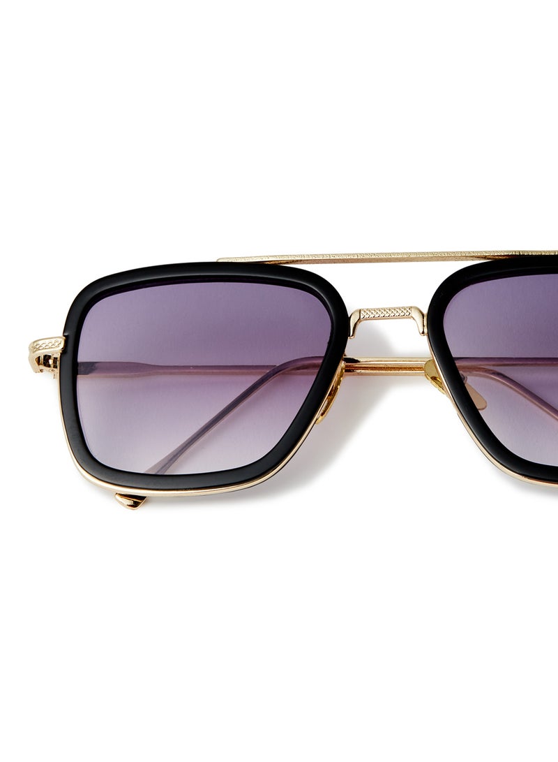 توني ستارك نظارة شمسية كلاسيكية بعدسات واقية من الأشعة فوق البنفسجية - مقاس العدسة: 56 مم - Image 4