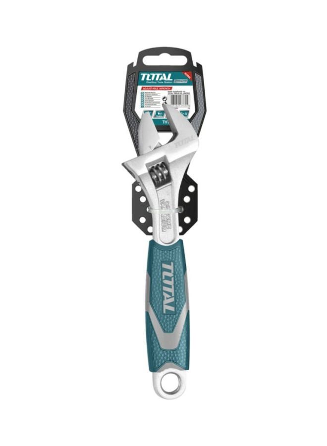 TOTAL Adjustable Wrench Teal/Silver 8inch - Image 2