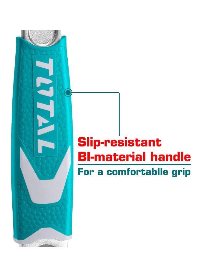 TOTAL Adjustable Wrench Teal/Silver 8inch - Image 4