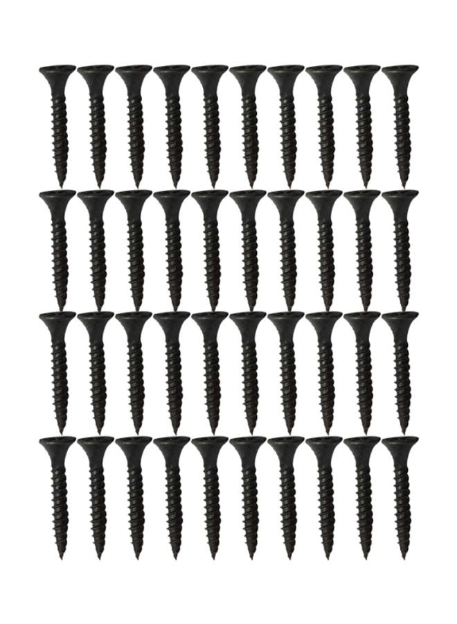 TITAN 40-Piece Gypsum Screw Set Black 6x50.8mm - Image 1