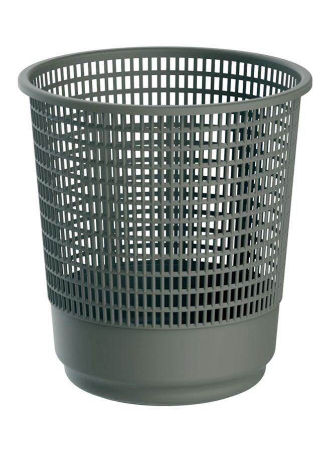 Cosmoplast Plastic Waste Paper Basket Large Grey 28x30x30cm 