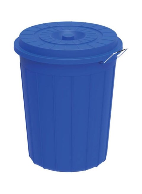 125-Liter Round Plastic Drums With Lid Blue