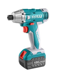 TOTAL Cordless Impact Driver Teal/Silver/Black  - Image 1