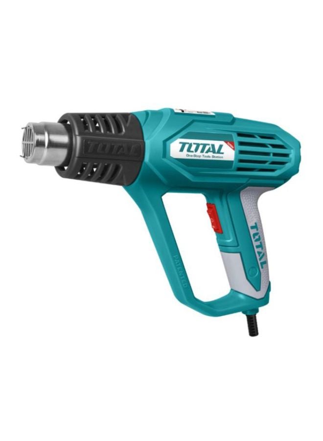 TOTAL Heat Gun 2000 W Teal/Grey/Black 19.99x15.01x7.01cm  - Image 1