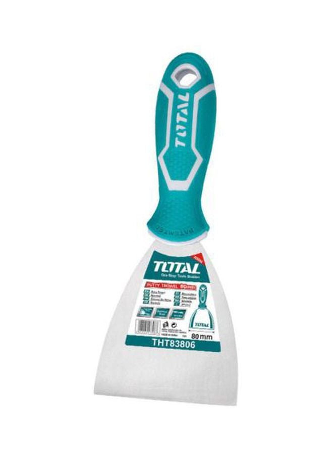 TOTAL - Putty Trowel Spatula Scraper Blue/White 60mm - Image 1