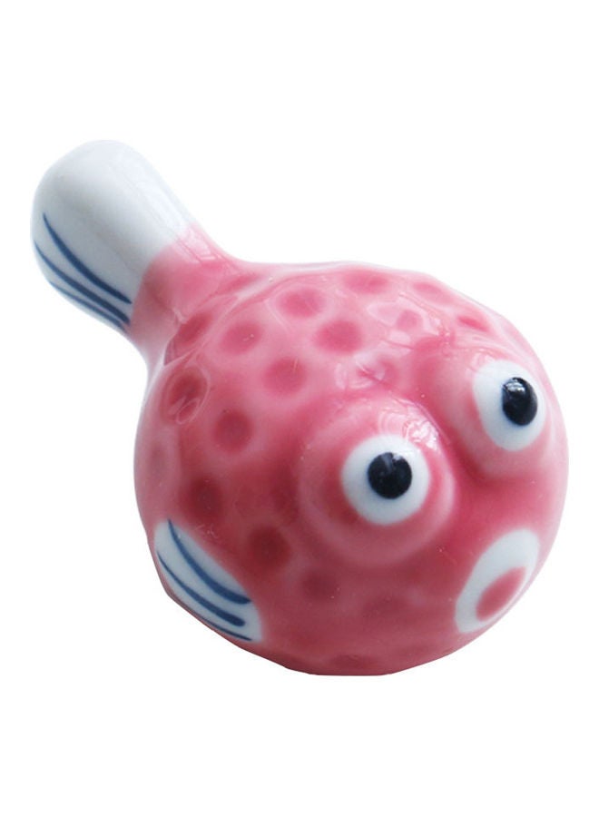 Cartoon Ceramic Decorative Chopsticks Holder Rack Puffer Shape Spoon Fork Rest Kitchen Tableware multicolor 5*5*5cm - Image 5