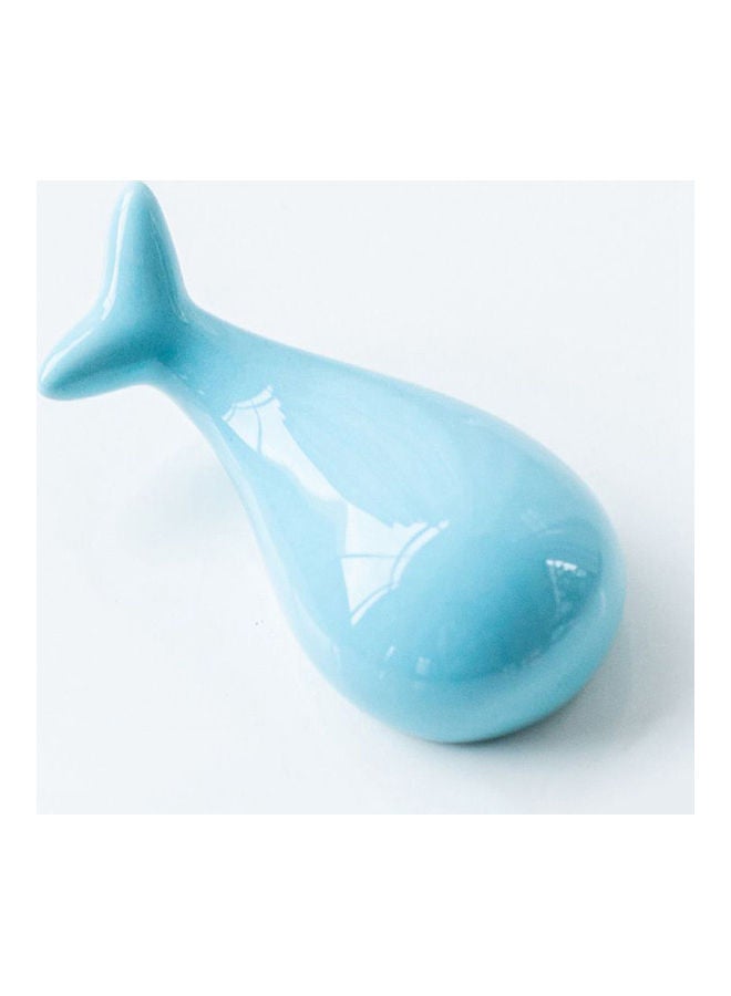 Whale Shape Ceramic Chopsticks Holder for Home Hotel Kitchen Tableware Decor multicolor 7*7*7cm  - Image 1