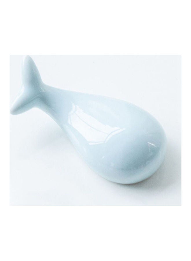 Whale Shape Ceramic Chopsticks Holder for Home Hotel Kitchen Tableware Decor multicolor 9*9*9cm  - Image 1