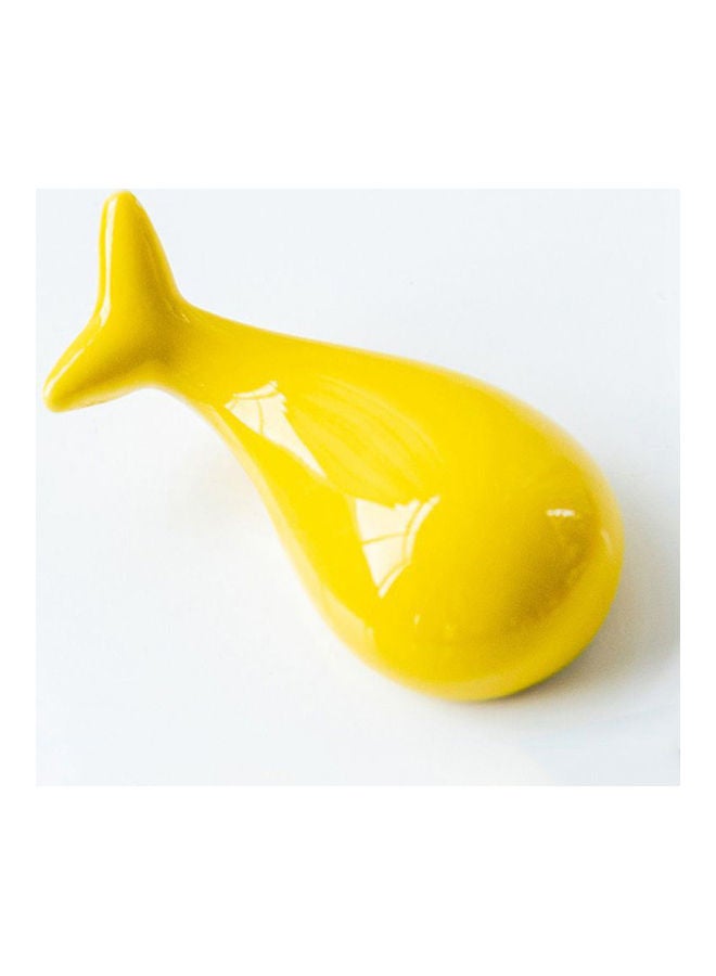 Whale Shape Ceramic Chopsticks Holder for Home Hotel Kitchen Tableware Decor multicolor 6.7*6.7*6.7cm  - Image 1