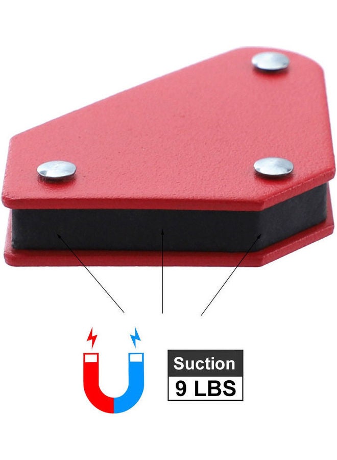 45-135 Degrees Magnetic Welding Angle Holder Triangle Positioner Fixing Tool Red 20*10*20cm  - Image 4