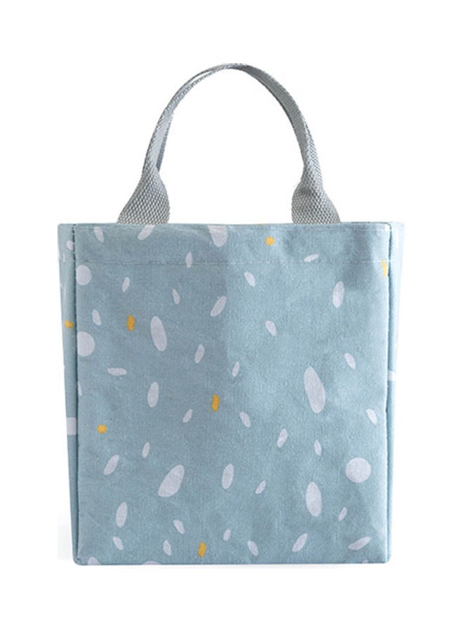 Insulation Lunch Box Bag Thermal Picnic Food Storage Beam Pocket with Drawstring Large capacity blue 20*20*20cm  - Image 1