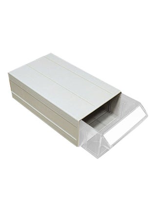 Stackable Plastic Thick Small Parts Cabinet Container Box Drawer Storage Shelf Grey 20*10*20cm - v1604758557/N41899315A_1