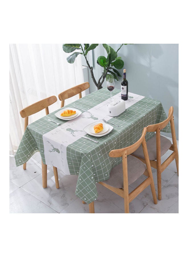 Modern Waterproof Anti-Scald Oil-Proof Rectangular Disposable Table Cloth Elk-green 15*15*15cm - Image 1