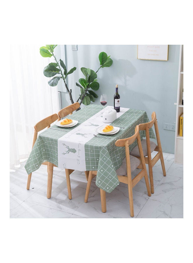 Modern Waterproof Anti-Scald Oil-Proof Rectangular Disposable Table Cloth Elk-green 15*15*15cm - Image 2