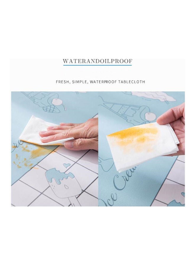 Modern Waterproof Anti-Scald Oil-Proof Rectangular Disposable Table Cloth Elk-green 15*15*15cm - Image 5
