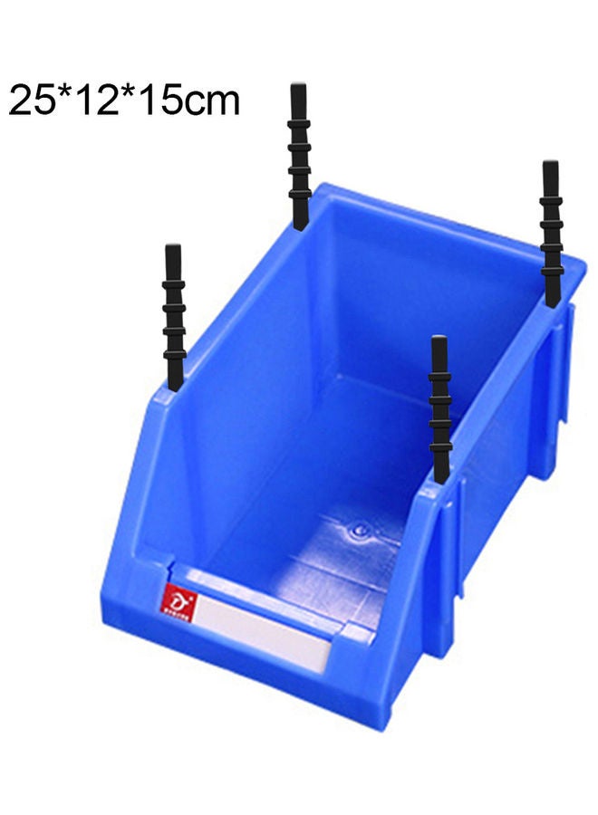 Stackable Plastic Small Parts Container Box Shelf Screw Storage Bin Organizer Random Color 20*10*20cm - Image 1