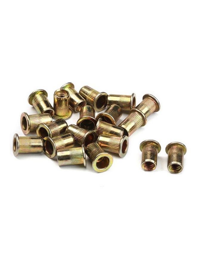 165Pcs M3 M4 M5 M6 M8 M10 M12 Thread Metal Nutsert Rivet Nut Set Accessories multicolor 20*10*20cm